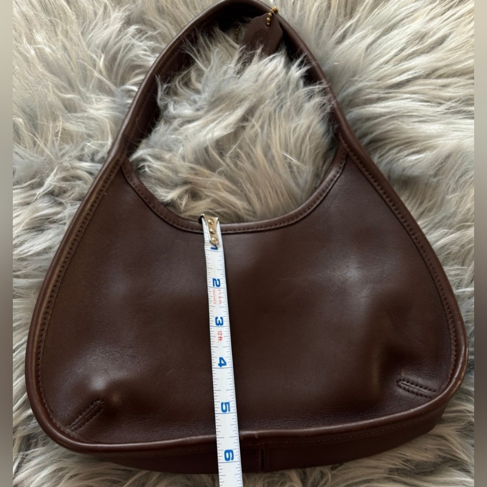 Vintage Coach Leather Ergo Mini 9027 Shoulder Bag Mahogany Small - Picture 6 of 7